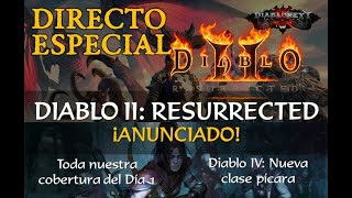 BlizzConline Día 1 completo: Diablo II: Resurrected anunciado y clase pícara para Diablo IV