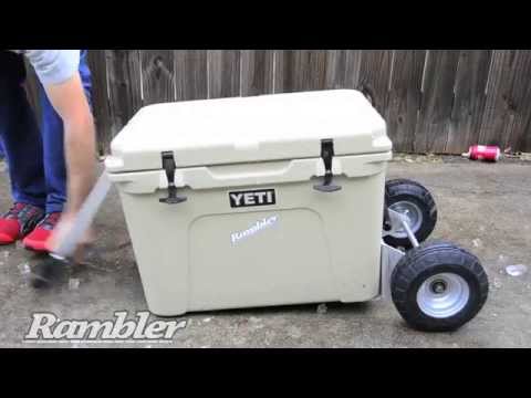 4 Wheel All Terrain Wheel System for YETI Coolers - The Rambler X4