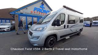 Chausson Twist V594  2 Berth 2 Travel seat motorhome