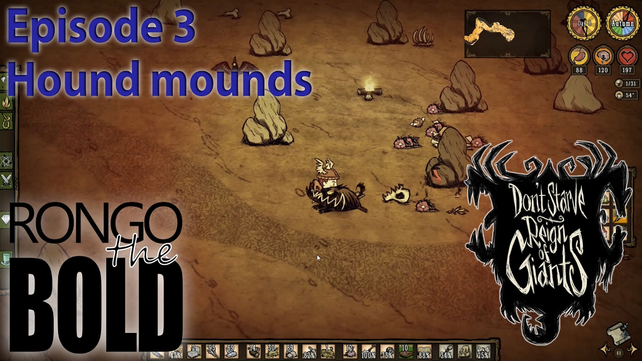 Don't Starve RoG: Wigfrid  | Episode 3 | Hound Mounds