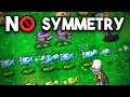 Can You Beat Plants Vs. Zombies Without Symmetry?