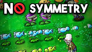 Can You Beat Plants Vs. Zombies Without Symmetry?