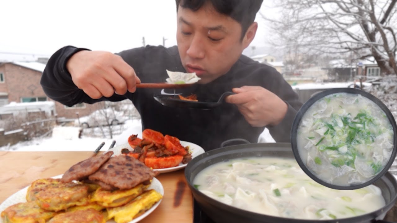 새해복많이받으세요🫦떡국준비했습니다(tteokguk mukbang!!!)1080p60