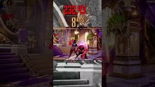 415 Damage - Kitana &amp; Jax Combo Combination - Mortal Kombat 1 Combos