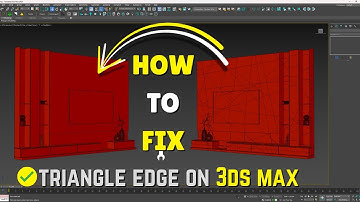 How To Remove Triangles Edges - 3ds Max | Quadify Mesh |