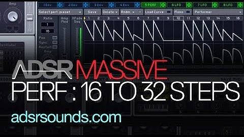 NI Massive - How to extend the length of performer from 16 to 32 steps - How to tutorial