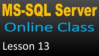 SQL Server Online Class 13 - grouping sets rollup and cube in SQL server