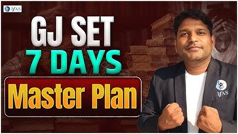 Gujarat SET Exam Preparation Strategy 2025 - Last 7 days Study Plan!