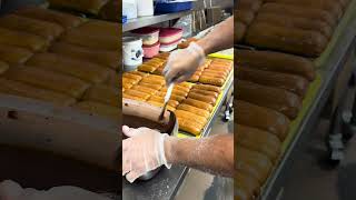 Watch how we take our Long Johns from delicious to IRRESISTIBLE!  #fyp #donuts #food #cooking #yum