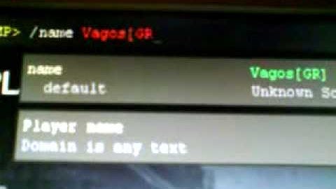 Cod waw coloured name