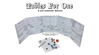 Tables For One - The Best Solo Roleplaying Tool (I've) Ever Made!