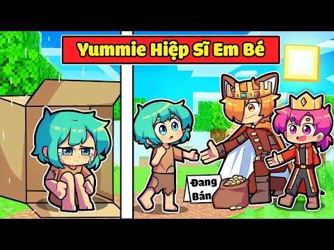 YUMMIE EM BÉ HIỆP SĨ CÓ CUỘC SỐNG TRONG MINECRAFT*HIỆP SĨ YUMMIE 😍🎯