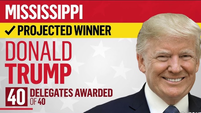 Trump Wins Mississippi Primary Inching Closer To Nomination
