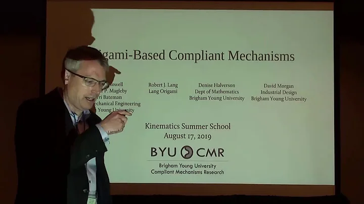Origami-based Engineering Design by Prof. Larry Ho...