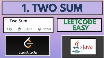 Leetcode | 1. Two Sum | Easy | Java Solution