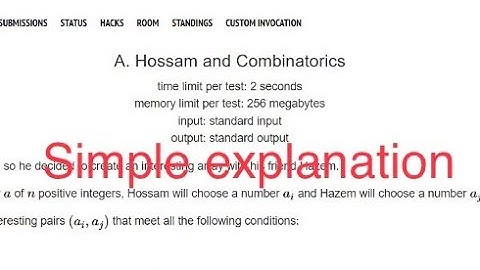 A. Hossam and Combinatorics solution in c++ || Codeforces Round #837 (Div. 2)