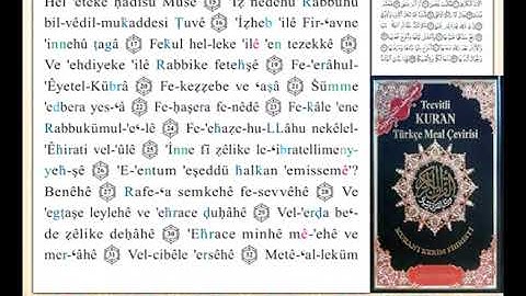 ختمة من مصحف التجويد باللغة التركية الصفحة رقم 584