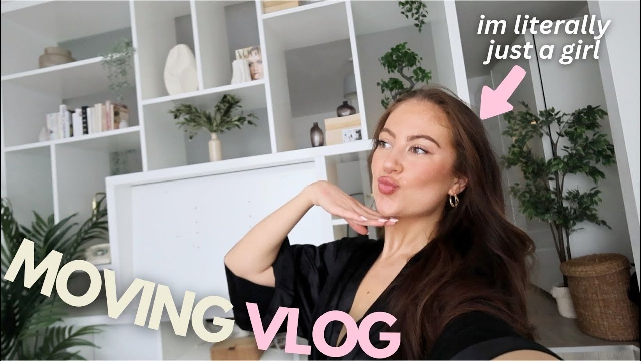 moving to LONDON vlog!! - decorating my lil studio flat