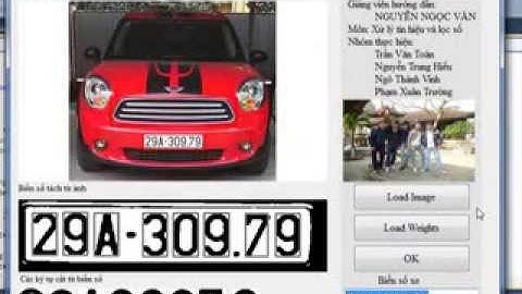 Tự động nhận dạng biển số xe ô-tô