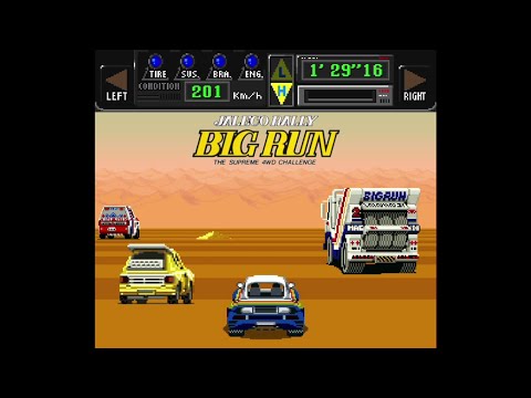 Jaleco Rally Big Run: The Supreme 4WD Challenge - SNES Longplay