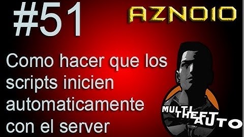 Como hacer que los scripts inicien con el server MTA SA