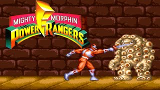 Mighty Morphin Power Rangers (SNES)  All Bosses (No Damage)