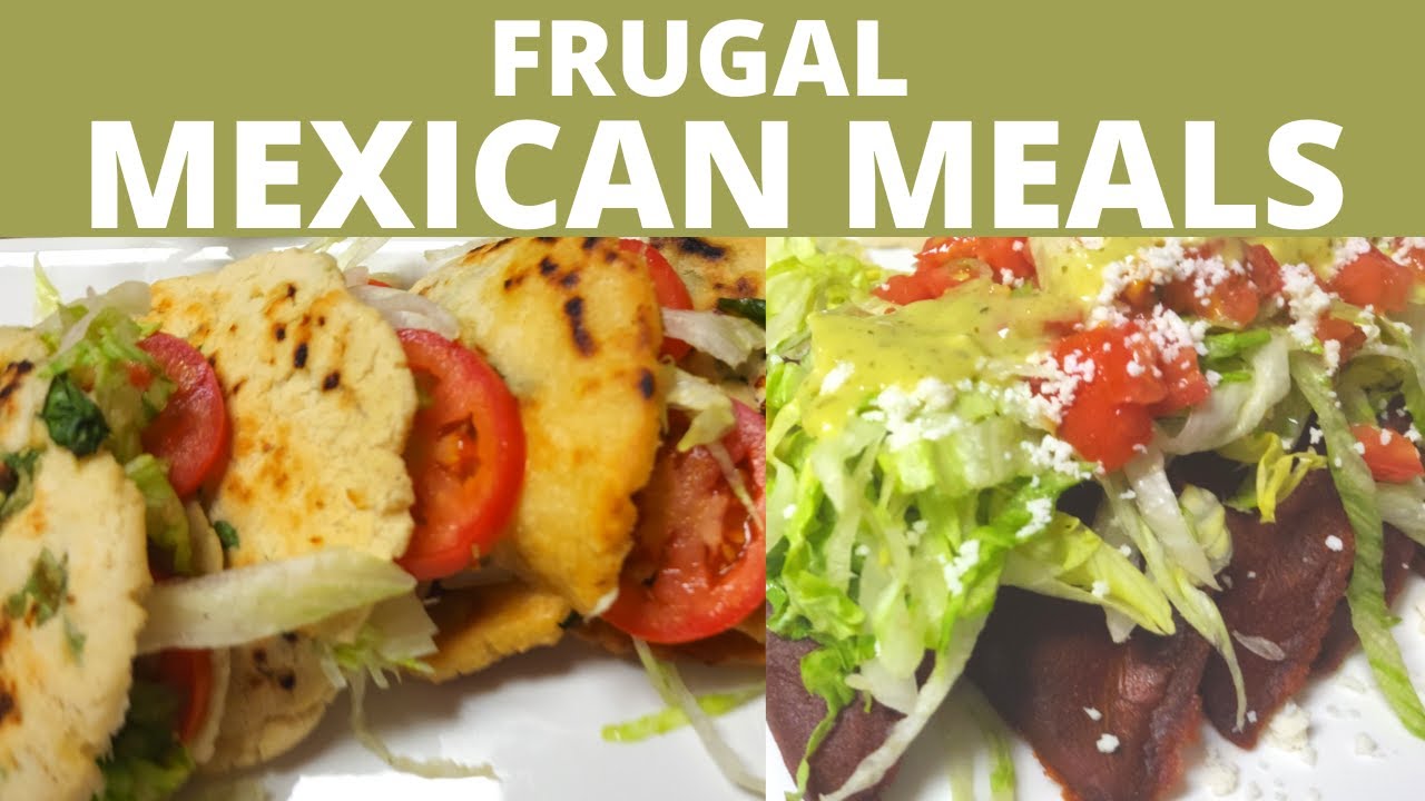 2 FRUGAL MEXICAN RECIPES USING MASA HARINA. - YouTube