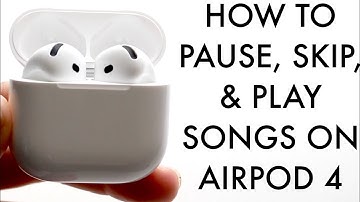 How To Pause, Skip & Play Music On AirPod 4!