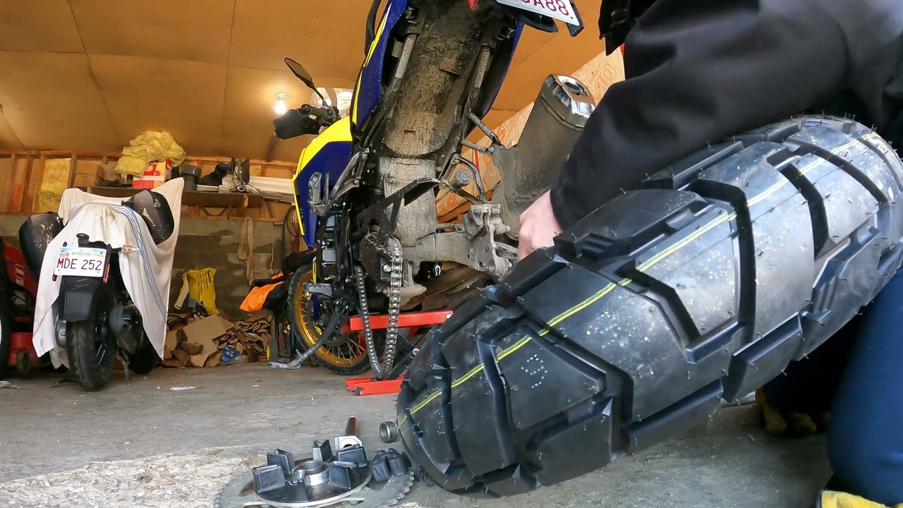 Dunlop trailmax mission on v strom 800de