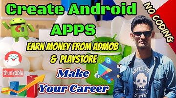 Create Android App Without Coding #1 | Create App using Thunkable | How to make free android app