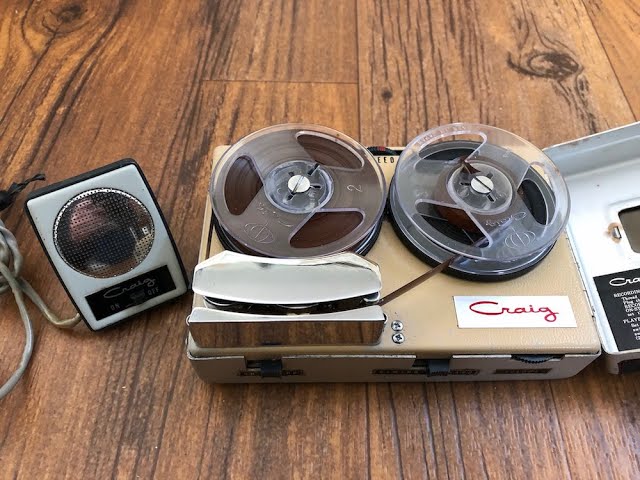 Craig Reel-to-Reel Tape Recorder Model 2106, Craig five-inc…