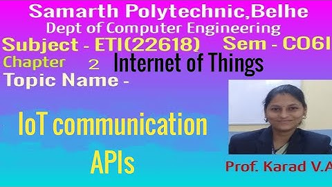 ETI Chapter 2 - IoT Communication APIs