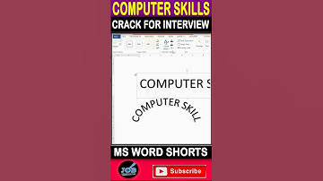 Curve Text in MS word #shorts #msword #mswordtutorial #shortvideo #shorts #msexcel #msoffice