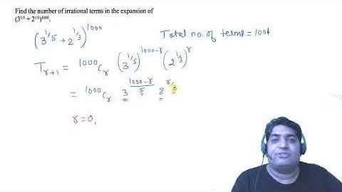 BINOMIAL THEOREM |LECTURE 2(D)| how can find no. of rational/irrational terms in binomial expansion