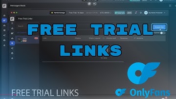 How to set up Free trial links on Infloww - Onlyfans