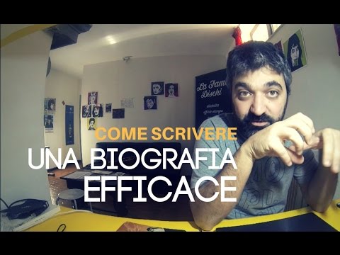 Video: Come Compilare Una Biografia