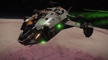 AX Alliance Chieftain the "HMS Heartbreaker" vs Thargoid Cyclops