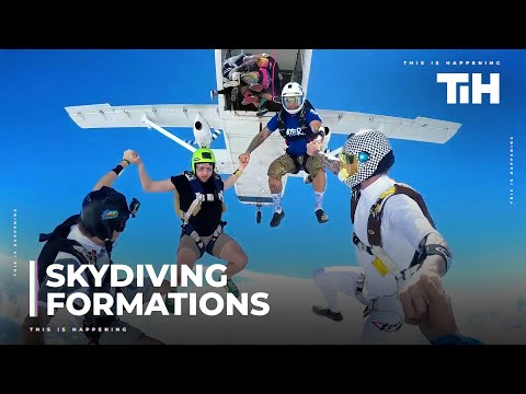 Wow! Huge Skydive Formations