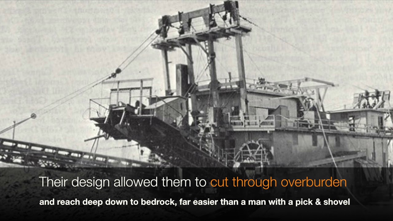 Bucket Line Dredges Monster Machines of the Goldfields YouTube
