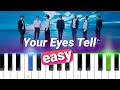 BTS - Your eyes tell | 100% EASY PIANO TUTORIAL