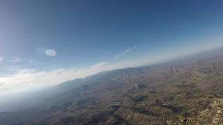 Flying next to Mica mountain in Tucson