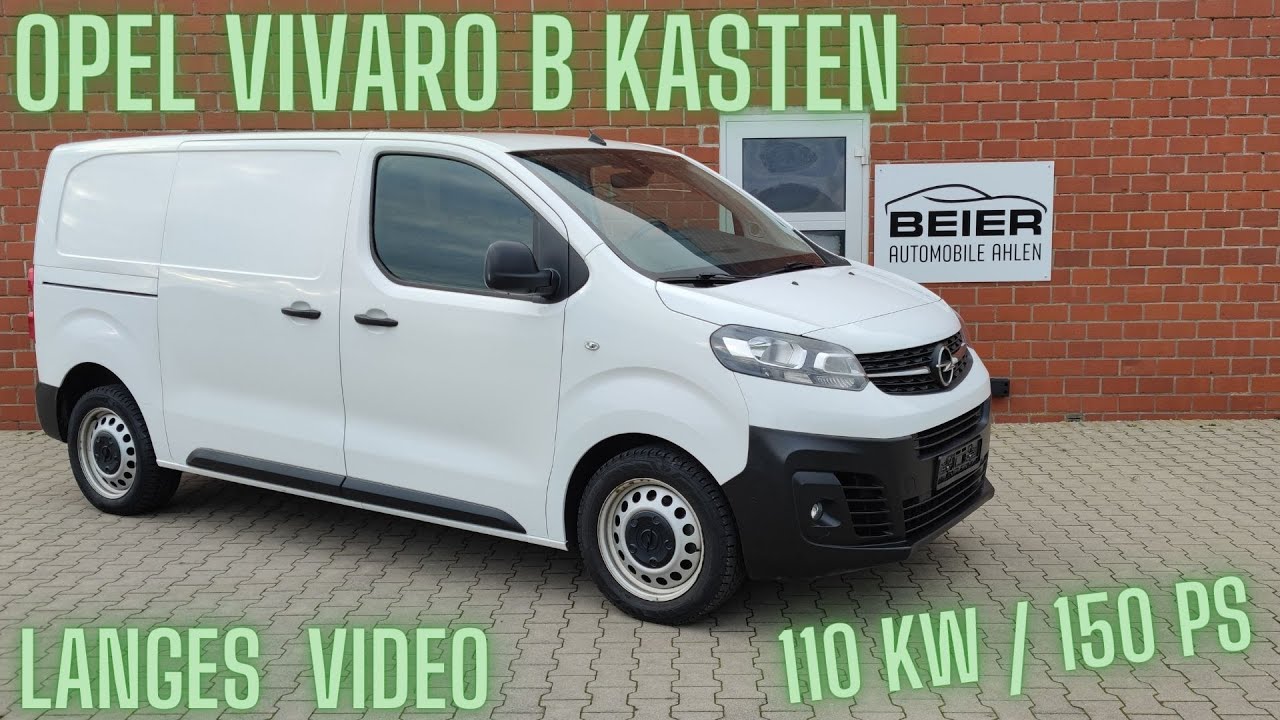 Opel Vivaro Kasten 2,0 150 PS Klima Navi Kamera SHZ