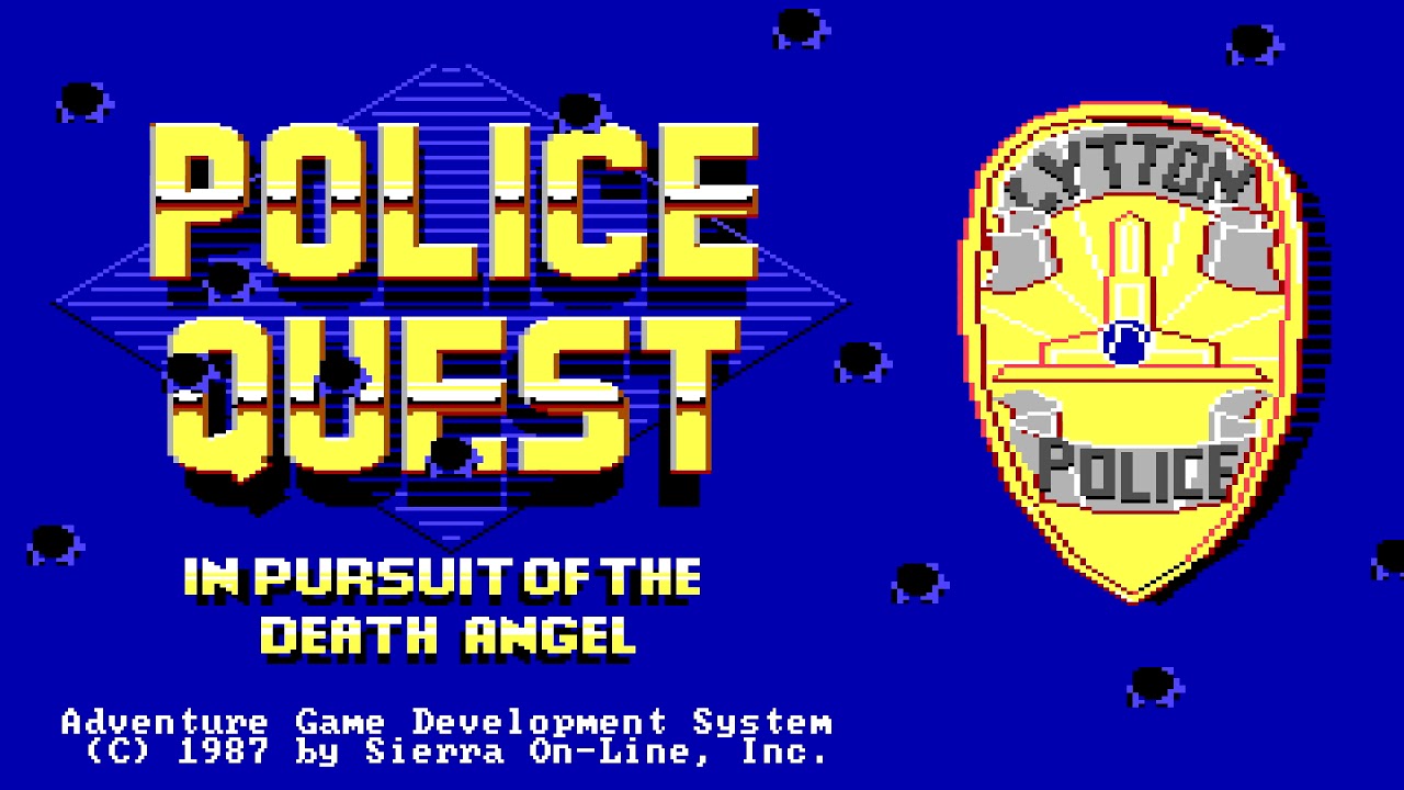Let's Play Sierra Games - Police Quest 1 EGA Music