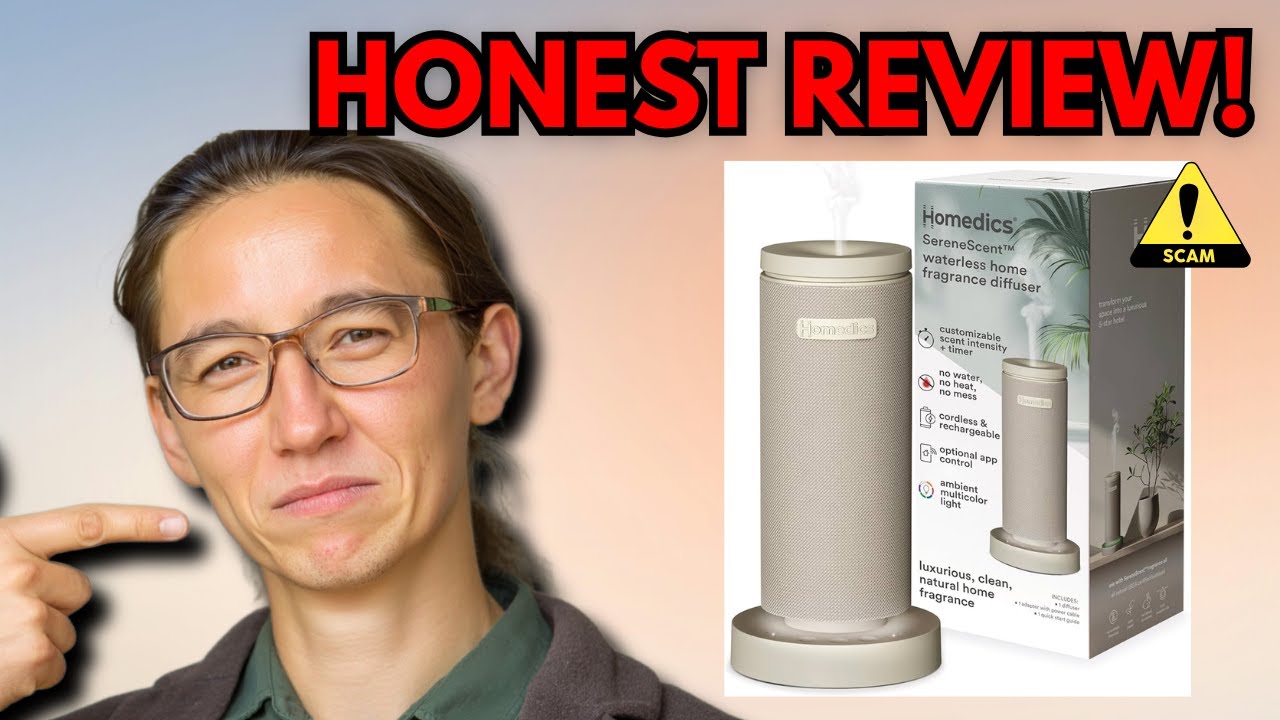 Homedics Serenescent Aroma Diffuser Review (2026): Legit Aroma Or Failure?