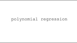 How does Polynomial Regression actually work?