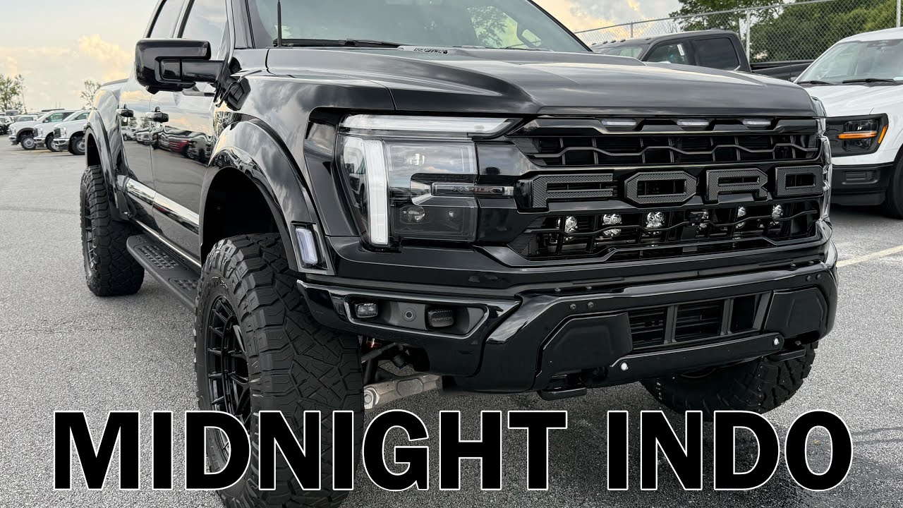 2025 Akins Ford Raptor 37 Package MIDNIGHT INDO CUSTOM - YouTube