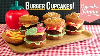 How To Make Super-cute Burger Cupcakes! | Cupcake Jemma How To Make Super-cute Burger Cupcakes! | Cupcake Jemma