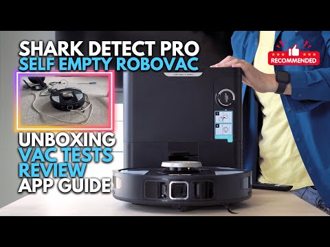 SHARK DETECT PRO Robovac - Unboxing, Review, & App Guide