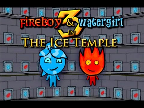 Fireboy and Watergirl 3: The Ice Temple Full Gameplay ...