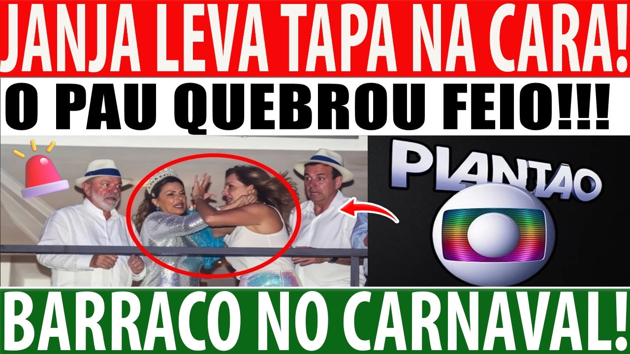 BARRACO NO CARNAVAL! JANJA LEVA 'TAPA NA CARA' EM BRIGA FEIA NO DESFILE DO LULA! PETISTA INELEGÍVEL